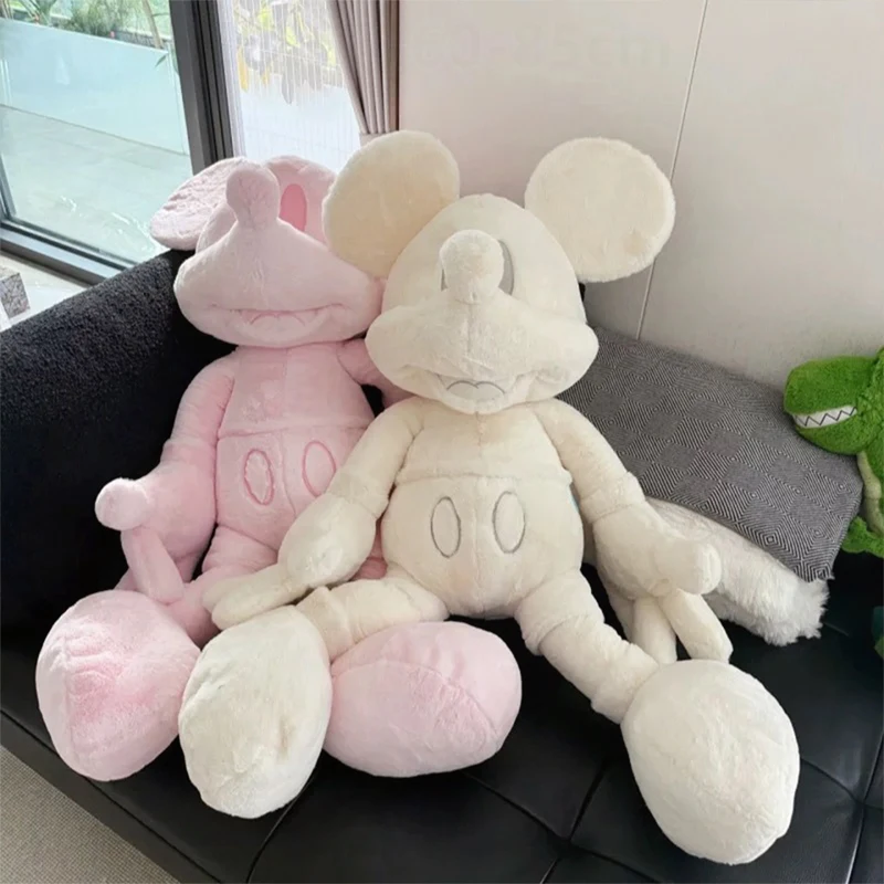 

Дисней большой размер Микки плюшевая игрушка мультяшная кукла-мышка мягкая подушка для детей подарок на день рождения и Рождество для детей декор для пар