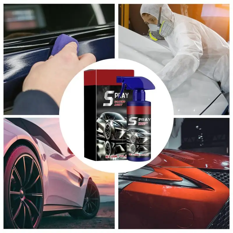 High Protection Quick Coating Spray Multi-functional Coating Renewal Agent Quick Effect Coating Agent 120ml Quickly Coat Car