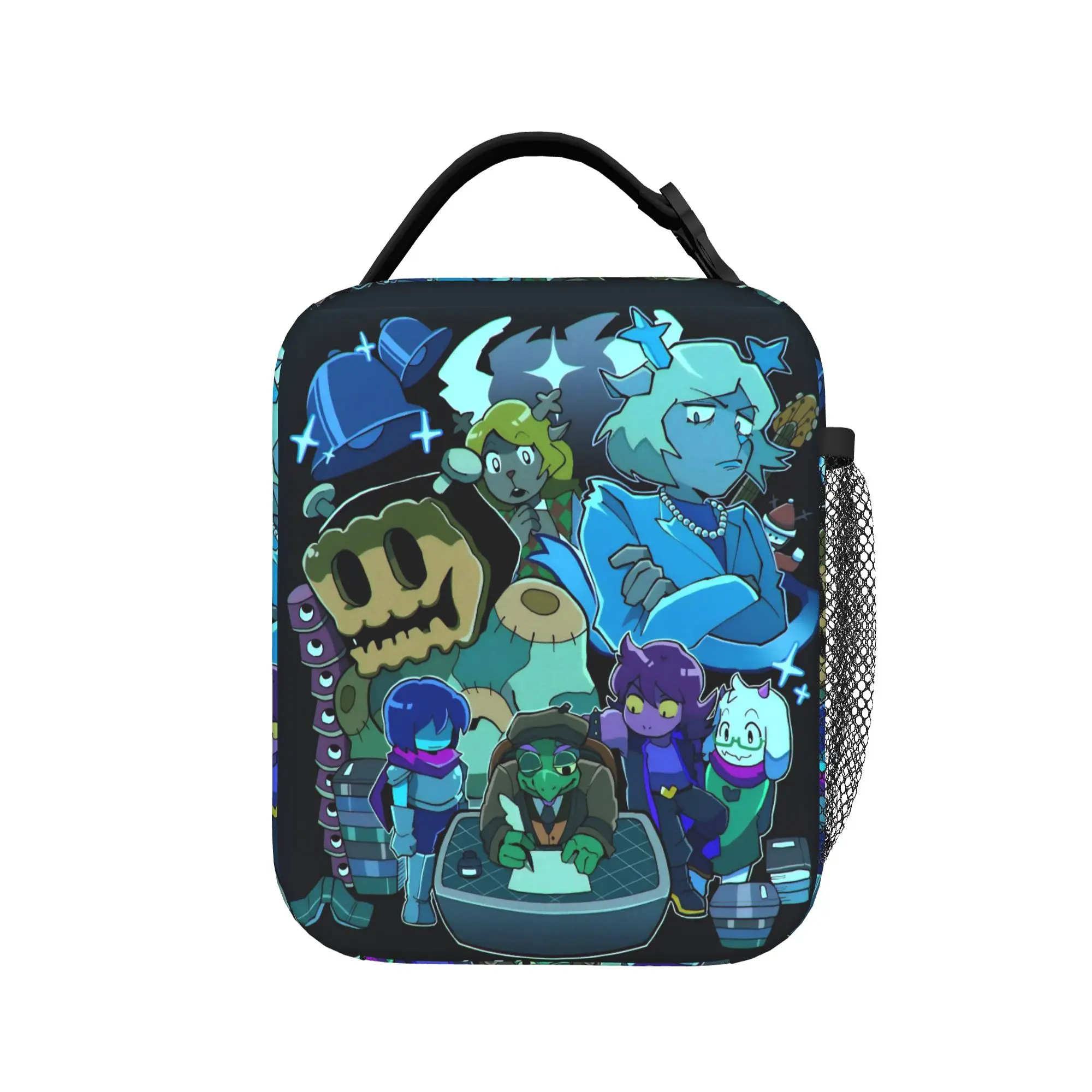 Role-Playing Video Game Deltarunes Insulated Lunch Bag Portable  Reusable Thermal Bag Tote Lunch Box Work  Travel Men Women