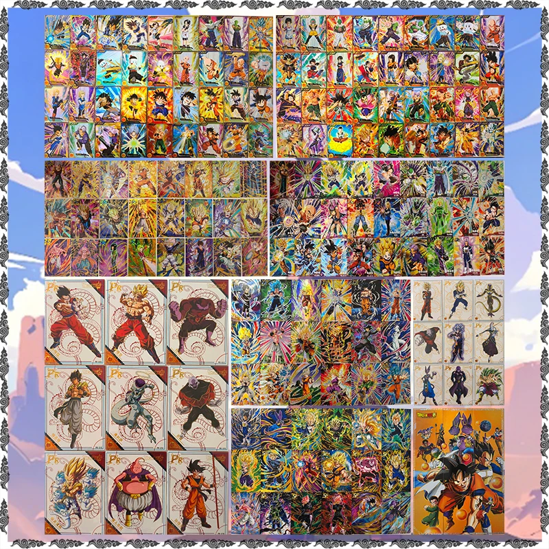 Anime Dragon Ball Rare Burdock Vegeta Videl Piccolo Trunks Chiaotzu Krillin Android 18 Yamcha Collectible Card Birthday Toy Gift