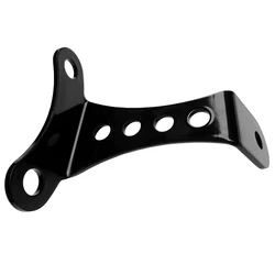 YUNTANMT Gloss black & Chrome No-Brow Headlight Mount Harley Sportster Big Twin Triumph Universal 3.5