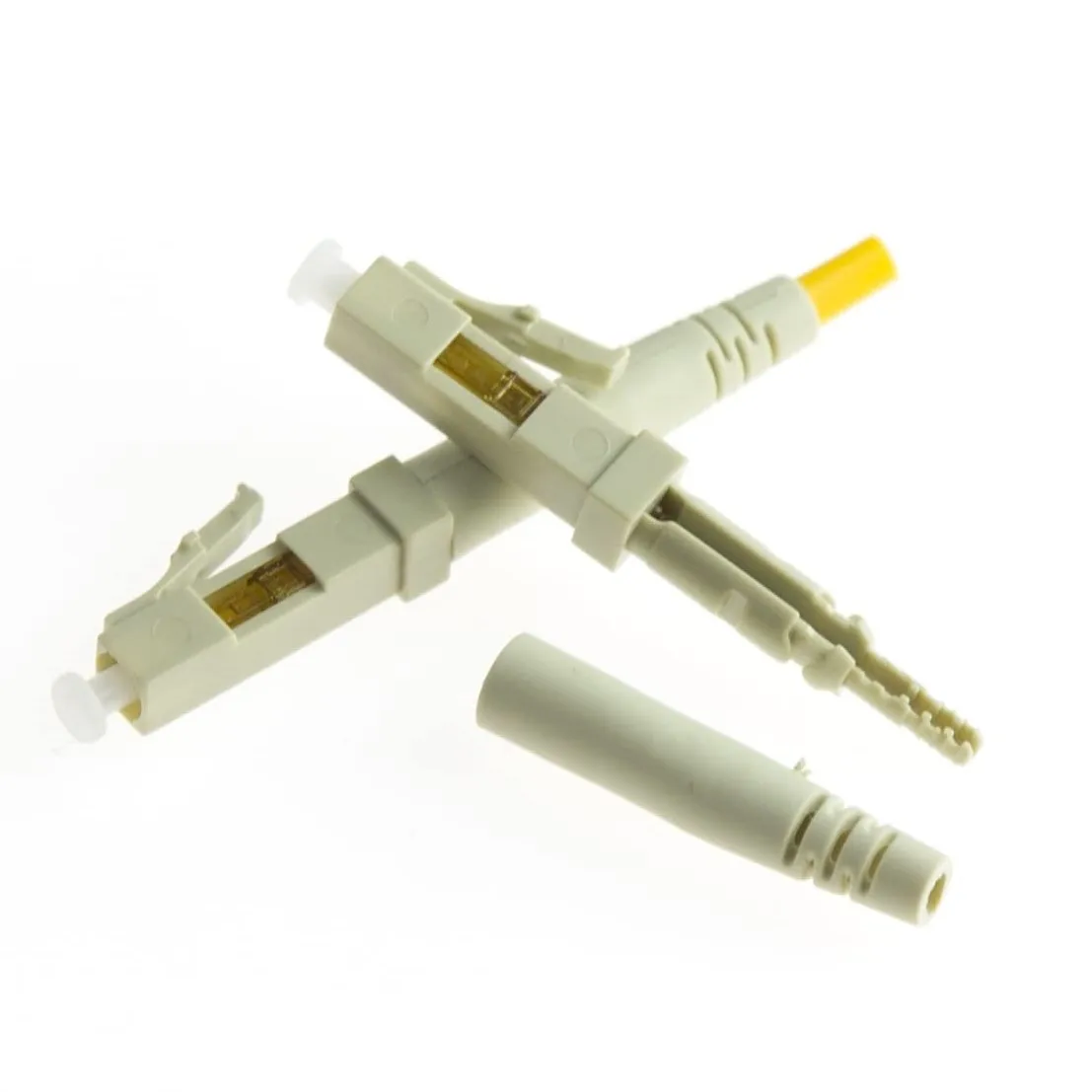 LC UPC Fiber Optic Fast Connectors Singlemode multimode LC APC Fiber Optic Connectors Mechanical Adapter for FTTH CATV Network