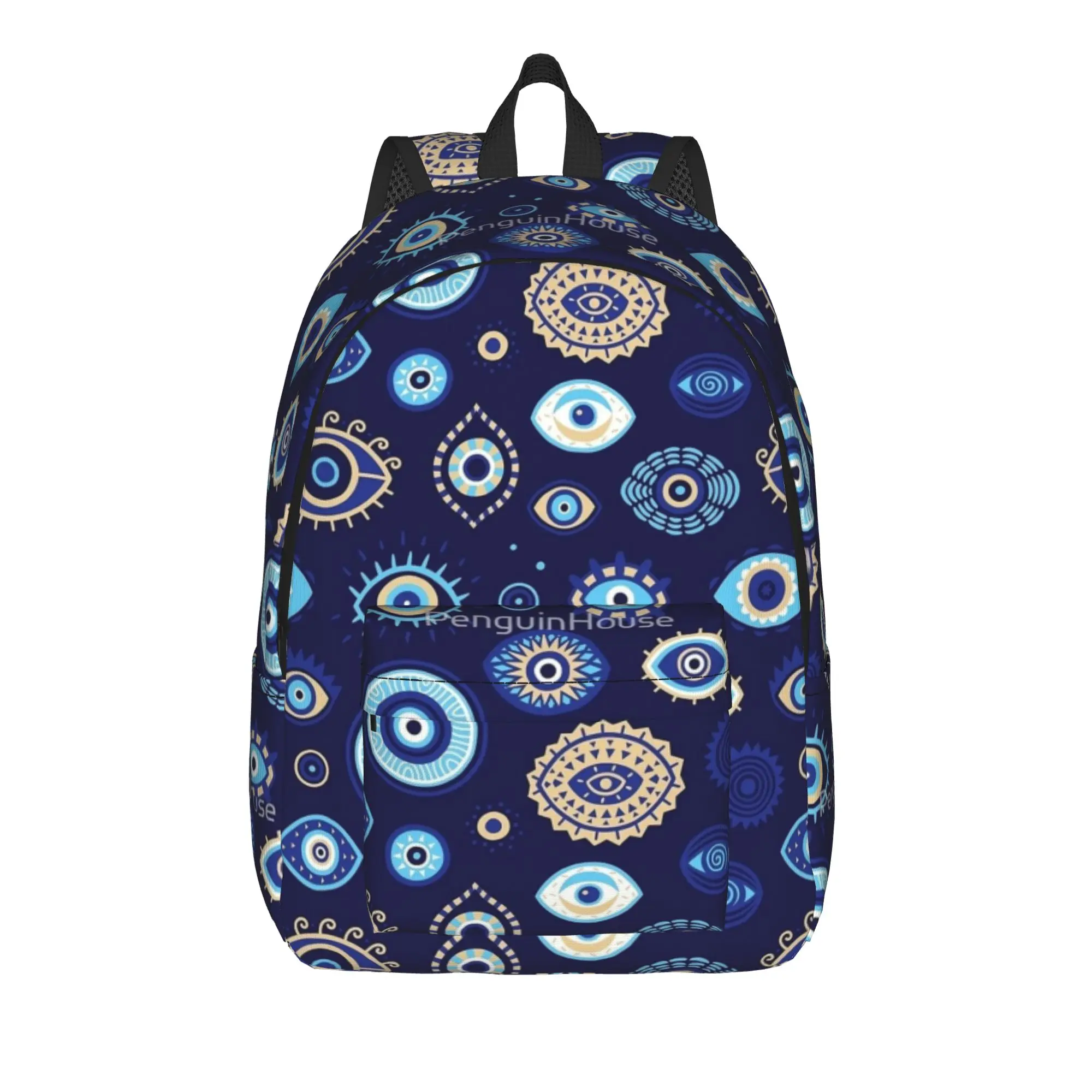 Evil Eyes Backpack  Student Polyester Travel Backpacks Soft Novelty School Bags Rucksack