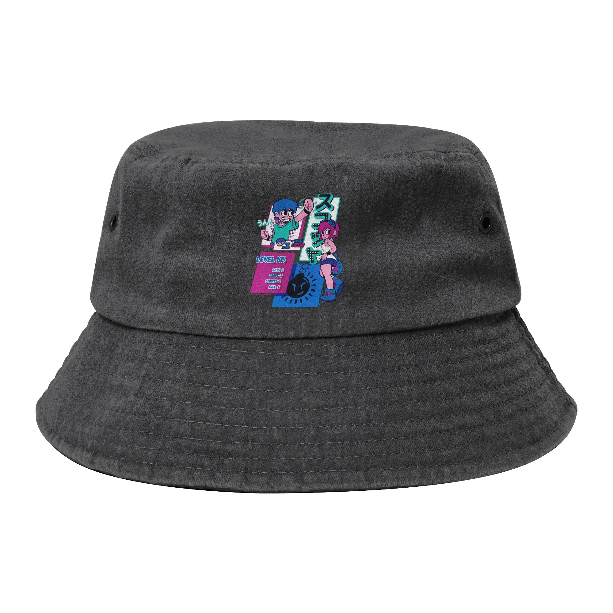 Sombrero de Verano Scott Pilgrim Universe, Gorro de Pescador Moderno para Hombre y Mujer, Sombrero para el Sol, Gorra Deportiva para Actividades al Aire Libre
