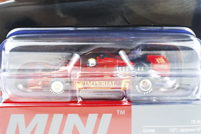 سيارة ميني جي تي 1:64 78 رقم 6 جونار نيلسون 1977 اليابانية GP Racing Diecast Model Car