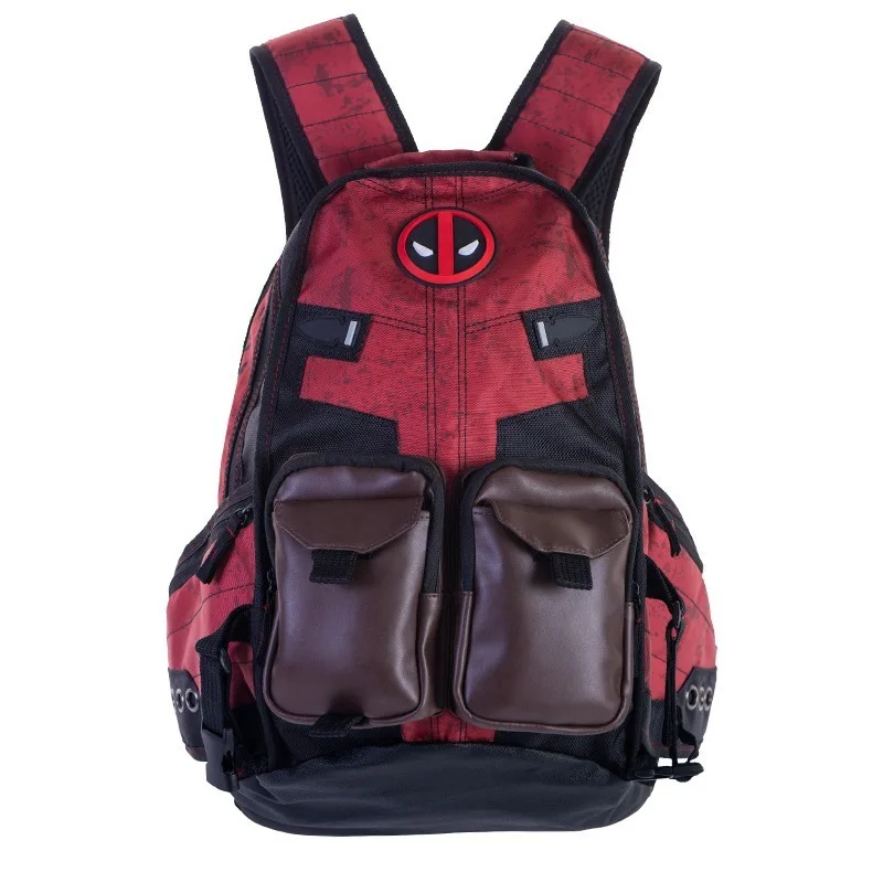 Marvels Deadpool Backpack Avengers Captain America Backpack knapsack Anime Cartoon schoolbag Outdoor High Capacity Backpack Gift