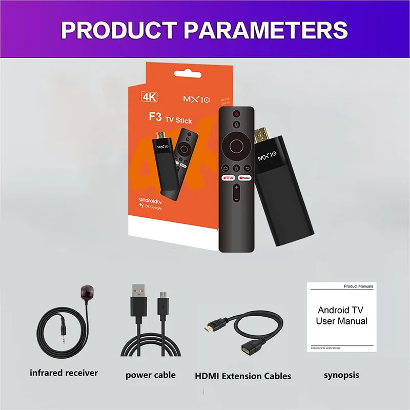 MX10-F3 WI-FI 6 Android 13 TV box 2.4/5g podwójna obsługa Wi-Fi Dekodowanie 8K dekoder dekoder