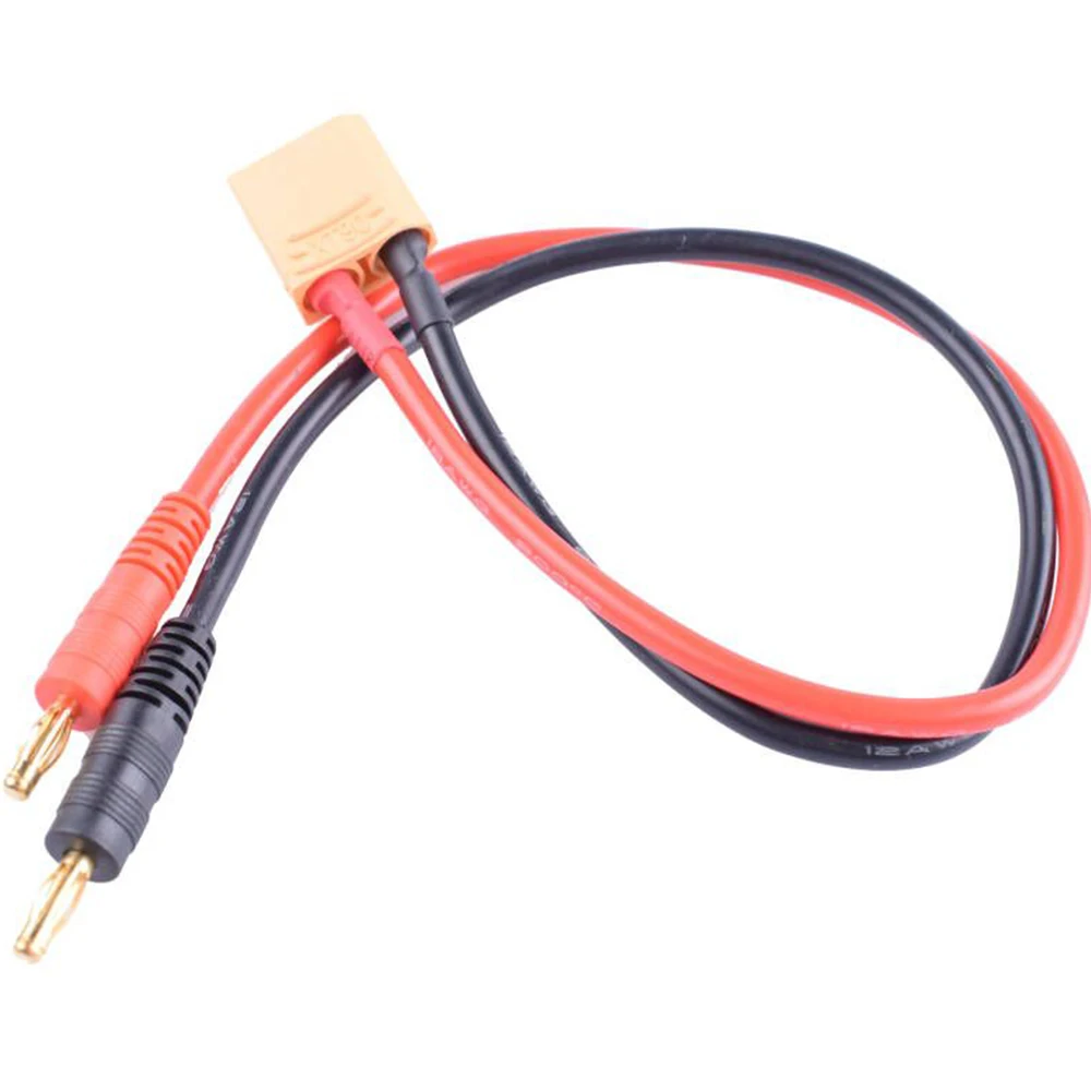 2PCS RC Cable XT90 Connector Charger Cable or Battery Lead for RC Car ,Plane Chargers with 14awg 11.8\