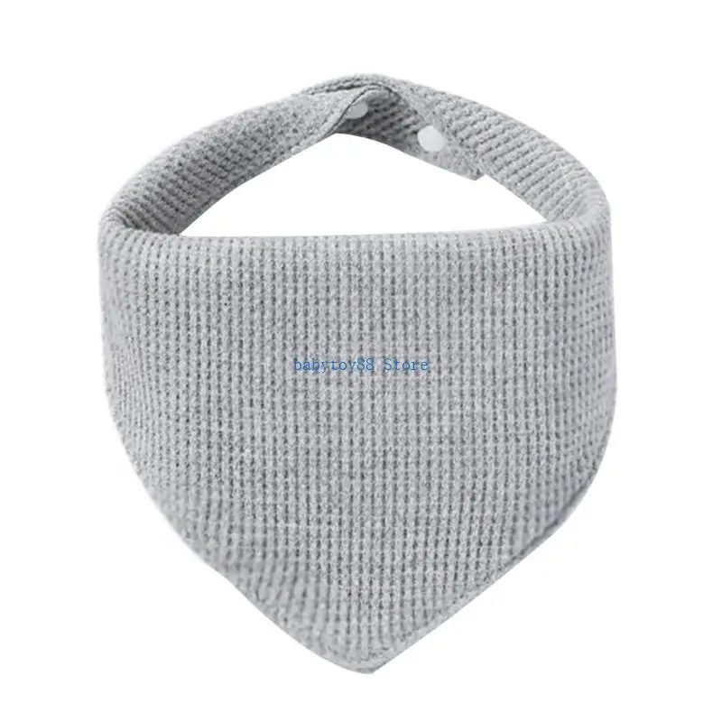 

Y4UD Baby Triangle Bibs Walf-Checks Drooling Bib 0-12M Infant Teething Bibs High Absorbent Saliva Towel Newborn Accessories