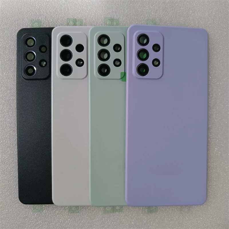 ฝาหลังแบตเตอรี่ด้านหลังแผงเปลี่ยนสําหรับ Samsung Galaxy A52 A52S A72 4G 5G A525 A526 A528 a725