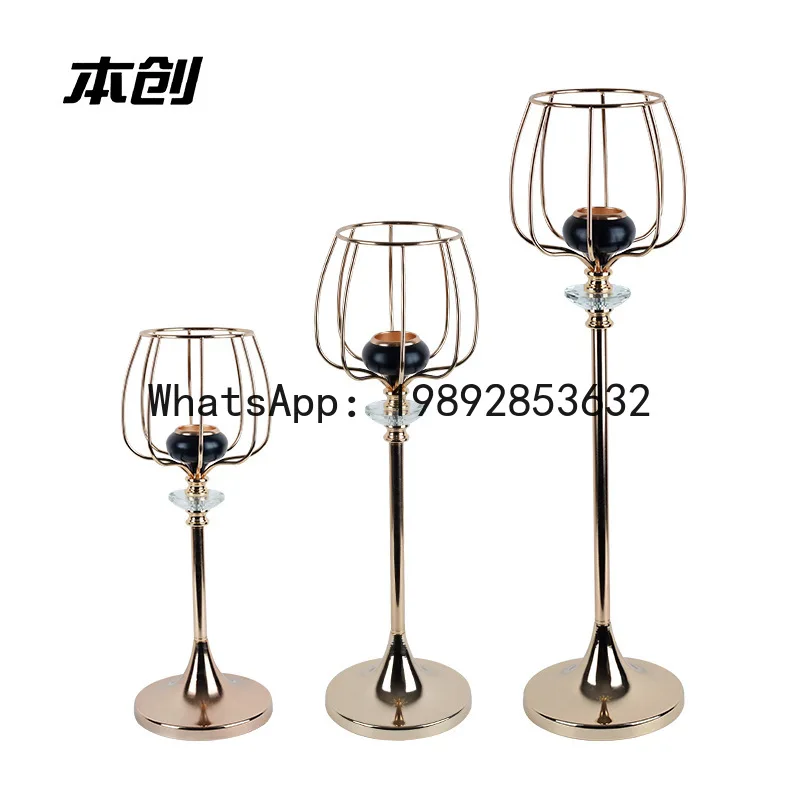 

PYJ metal candle light dinner wrought iron table decoration ornament handicraft candle holder candle cup --2 pcs