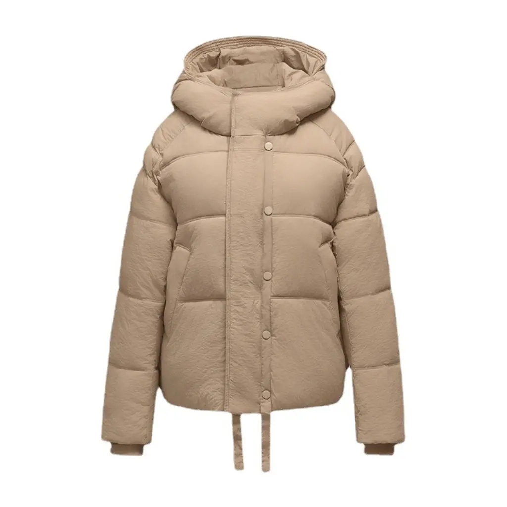 

Women's Winter Thick Warm Cotton-Padded Jacket Korean Style Small Hooded Bread Coat down New