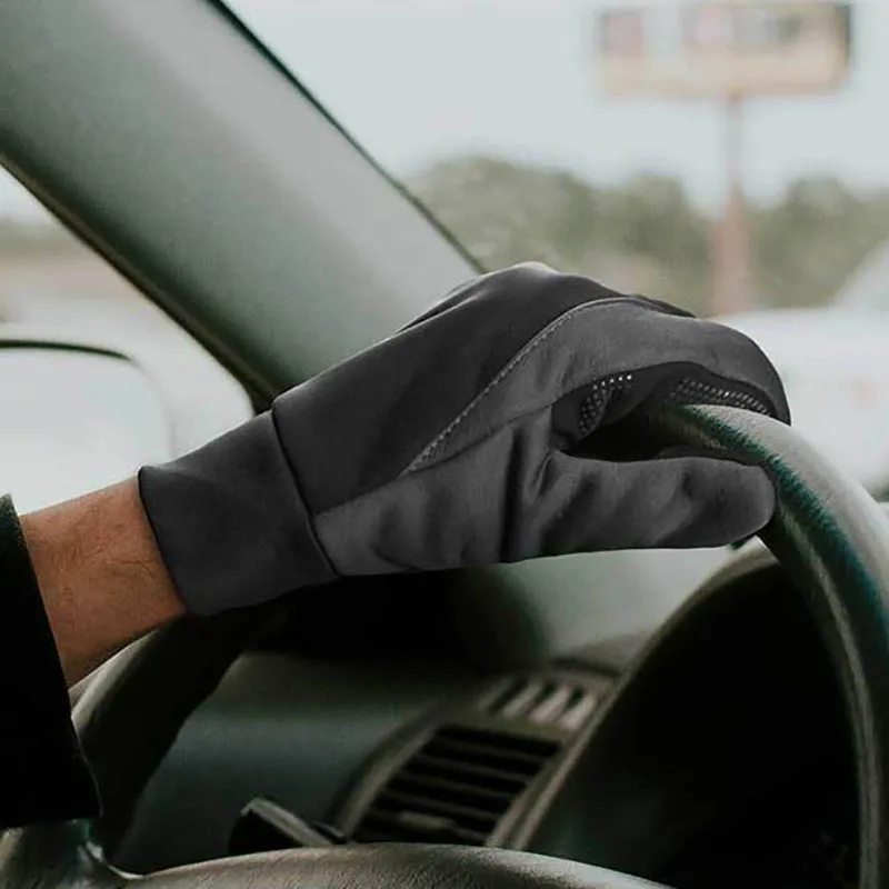 Guanti da corsa per sport all'aria aperta invernali Touch screen caldo Guanti da palestra per fitness a dita intere per uomo Guanti sportivi da donna