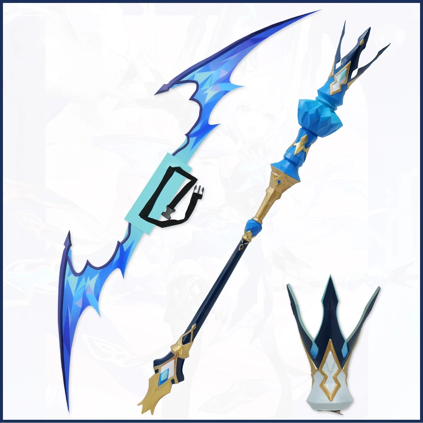 

Honkai Star Rail Creturda реквизит для косплея набор скипетр персонал головной убор корона крылья