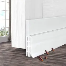 Silicone Door Draft Stopper Strong Adhesive Dust and Noise Insulation Weather Stripping Energy Saving Wind Blocker Seal Tool