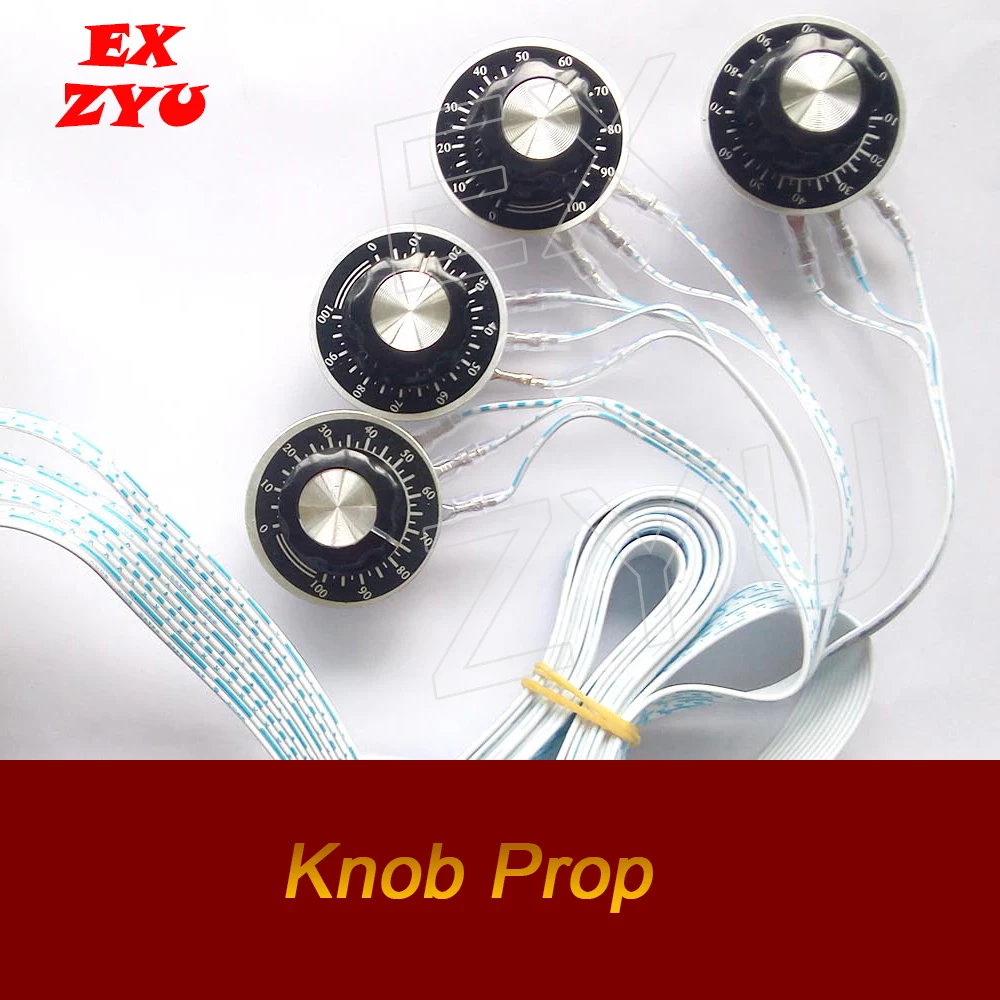 Escape Room Props Knob Prop ​Turn each knob to the specified value to open lock Adventure chamber room EX ZYU