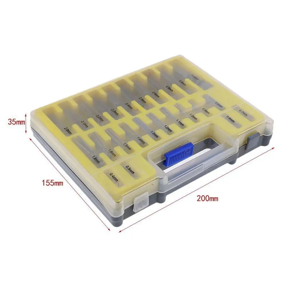 150pcs Professional Mini Twist Drill Bit Set With Plastic Storage Boxes Fast Drilling Speed High Speed Steel Drill Bit Set