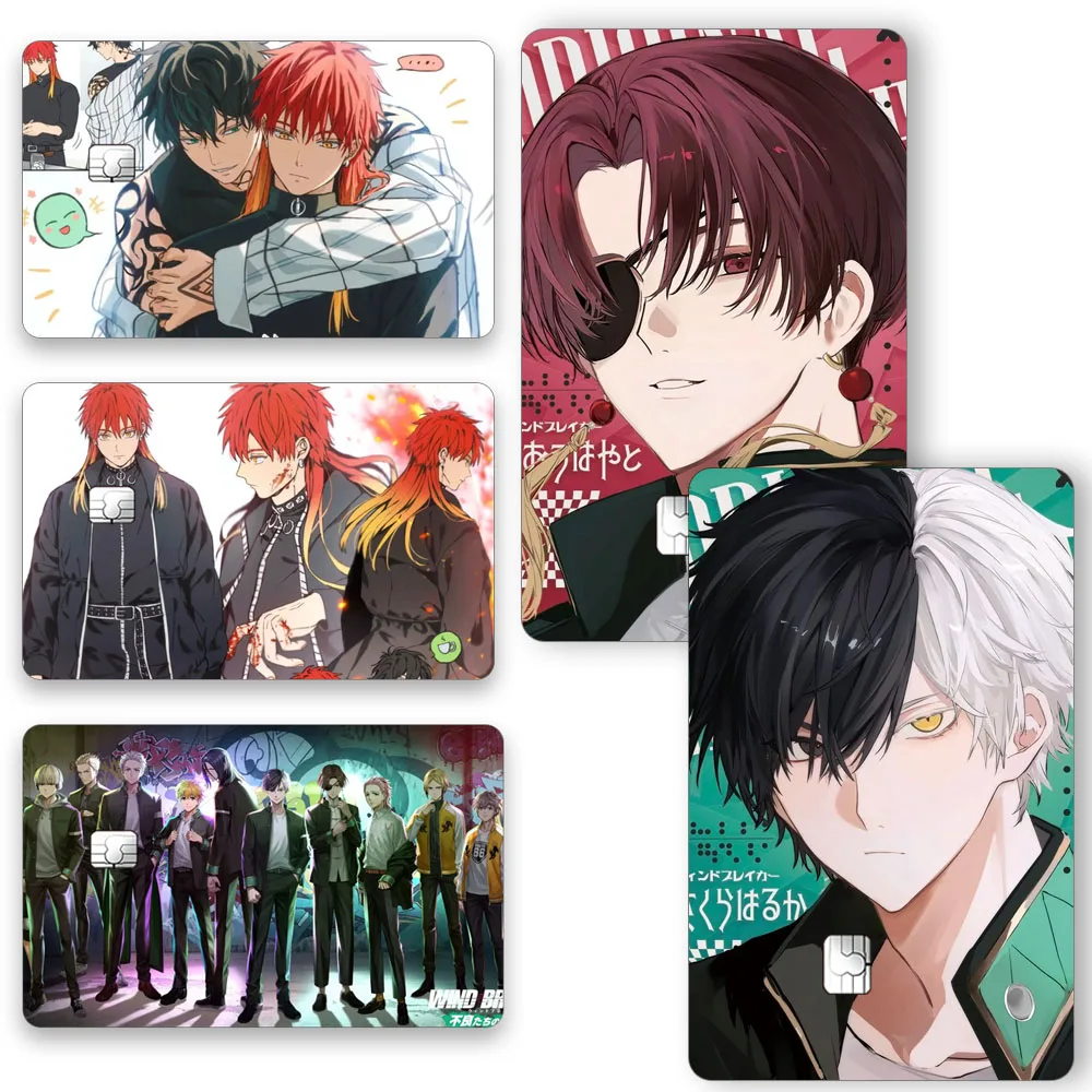 

Star Laser WIND BREAKER Card Stickers Anime Cartoon Figure Decorate Patch Kawaii Student Diy Paster Decals School Certificate