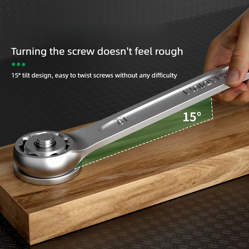 BAOLIAN Box End/Open End  Wrench Double-ended Dual-purpose 6-32mm Universal Spanners for Car Repair Hand Tools Key Wrench Set view 5