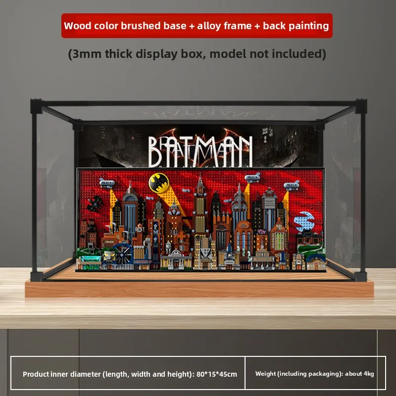 Suitable for LEGO 76271 Batman Animated Version of Gotham City Model Acrylic Display Box Storage Dust Cover - view 5