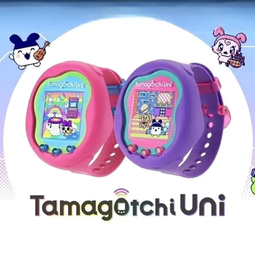 

Original Bandai Tamagotchi Uni Electronic Pet Wifi Networking Odometer Function Color Screen Game Machine Console Gift