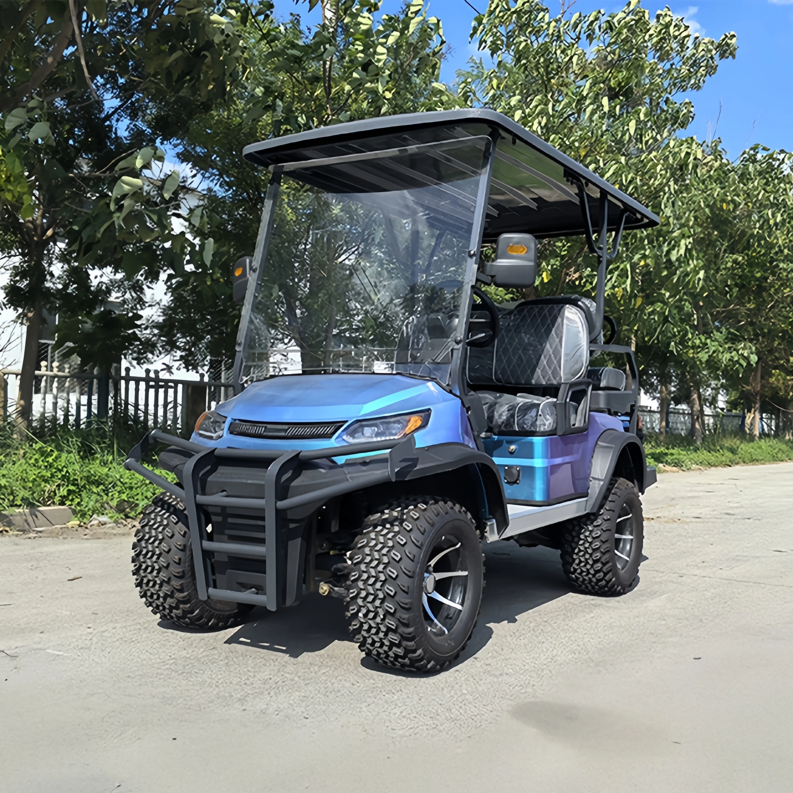 بيع المصنع مباشرة 2 مقاعد 48 فولت المركبات الكهربائية عربة جولف بطارية سريع عربات جولف واحدة/سيارات جولف كهربائية بالجملة #2