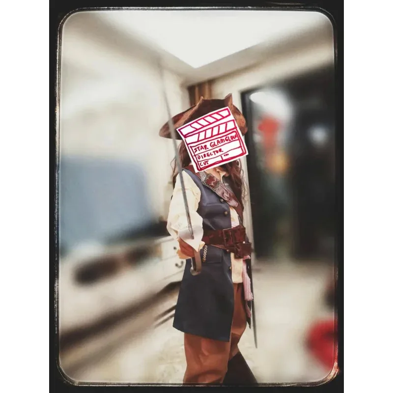 Sky02 Caribbean Pirate Grand Heritage Collection Deluxe costume Jack Sparrow luxury set for kid 1188Li #