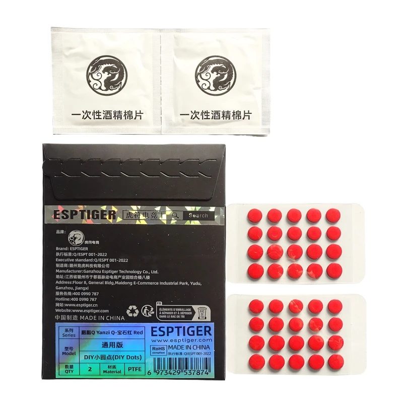 U55C Premium PTFE Mouse Glides For Quiet Movement And Long Use DIY Small Dots skates
