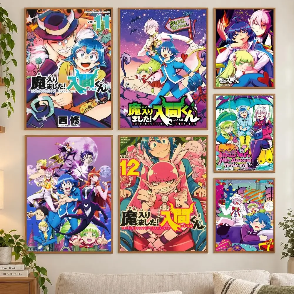 Welcome To Demon School Iruma-kun Poster HD art sticky wall waterproof home living room bedroom bar aesthetic decoration