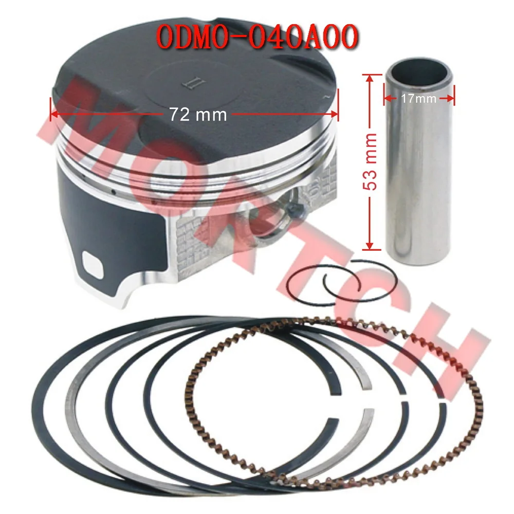 

Motorcycle piston ring for CFMoto CF250NK Water Cooled Piston Assy moto Piston assembly 0DM0-040007 0DM0-040100 CF250-A