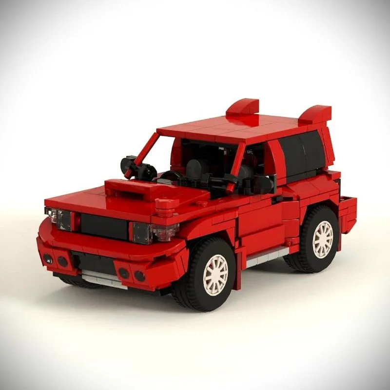 

494 детали MOC King of the Desert The Legend of the Dakar Rally Pajero Evolution, строительные блоки, игрушечные кирпичики, подарки на день рождения для детей