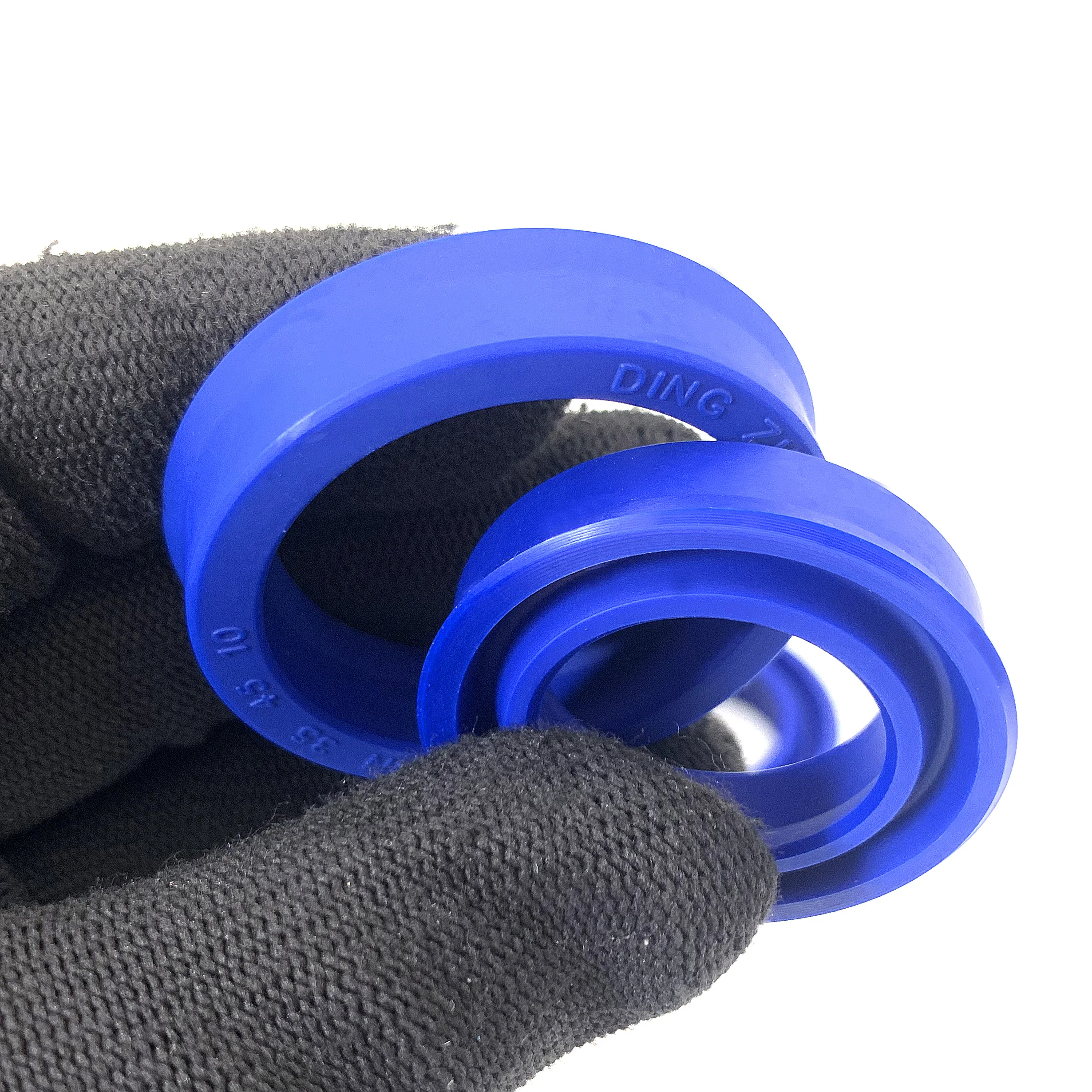 Cincin Seal Oli Tipe UN Biru Poliuretan ID 22mm~25mm OD 28mm~50mm Performa Segel Unggul untuk Otomotif & Traktor