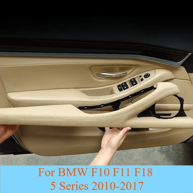 

For BMW F10 F11 F18 5Series 520 523 525Li Driver Armrest Door Pull Handle Leather Trim Interior Replacement Assembly Accessories