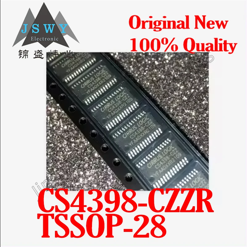 

(2/10 pieces) CS4398-CZZR TSSOP-28 CS4398CZZR Stereo Digital - to - Analog Converter Chip Original Brand New Spot Electronics