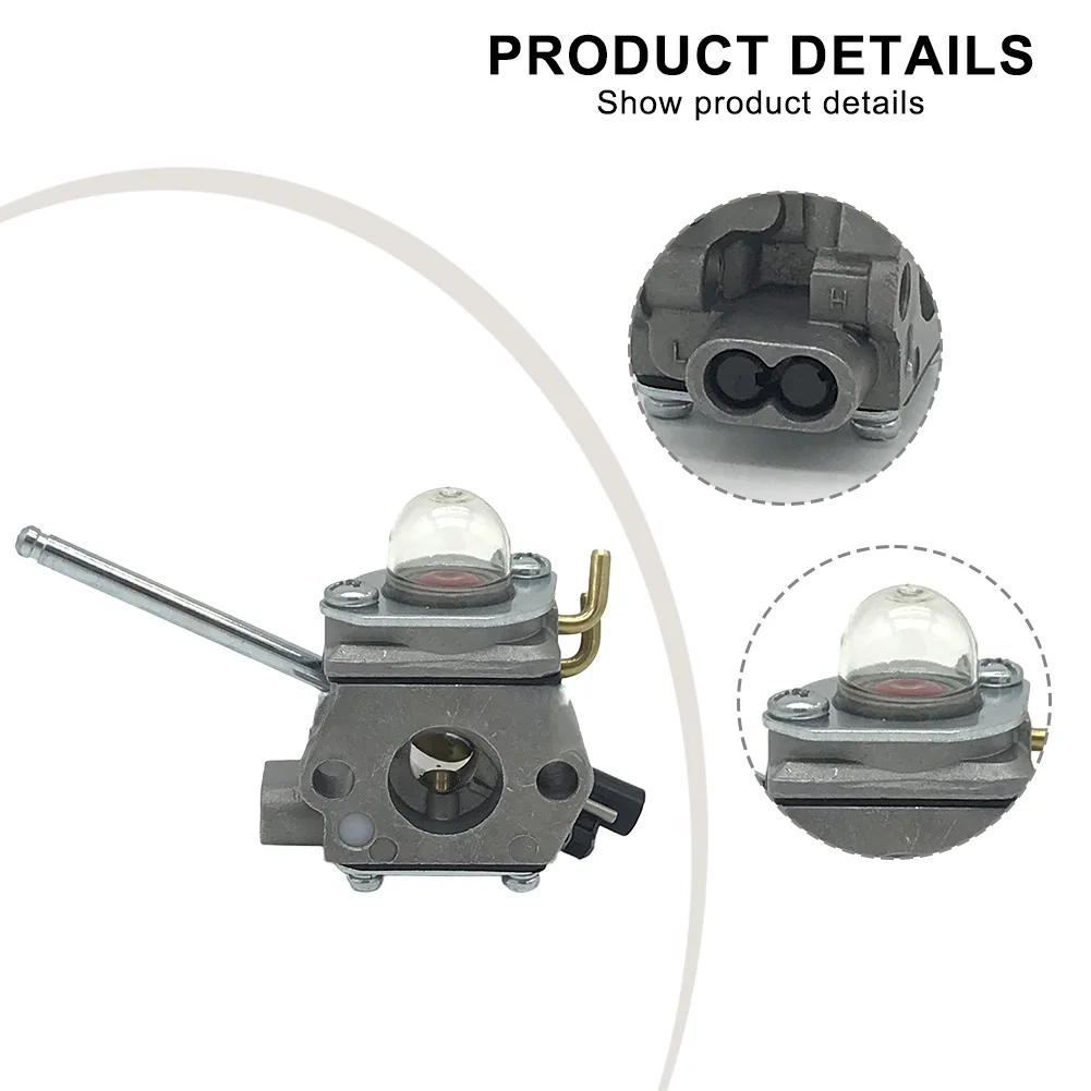 Grey Blower Carburetor Carburetor For Gas Blower Gas Blower Carburetor Direct Replacement Easy Installation Metal Construction