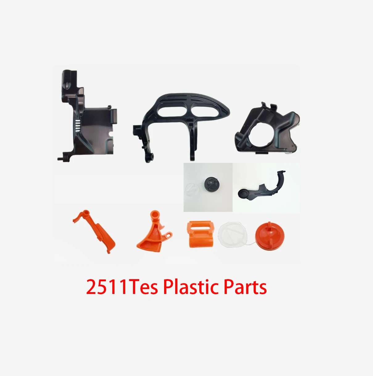 CS 2511TES  251TS Cam Throttle Trigger Level Safe Oil Fuel Cap Dust Pump Brake Spring Cover Lock Puller Push Handle ECHO