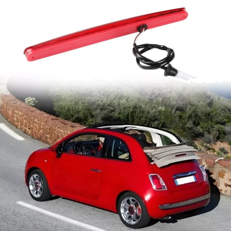 1Pcs High Mount Brake Light Third Brake Light Brake Lamp LED High Mount For Fiat 500 Convertible 2009-2019 77365246 68140780AA