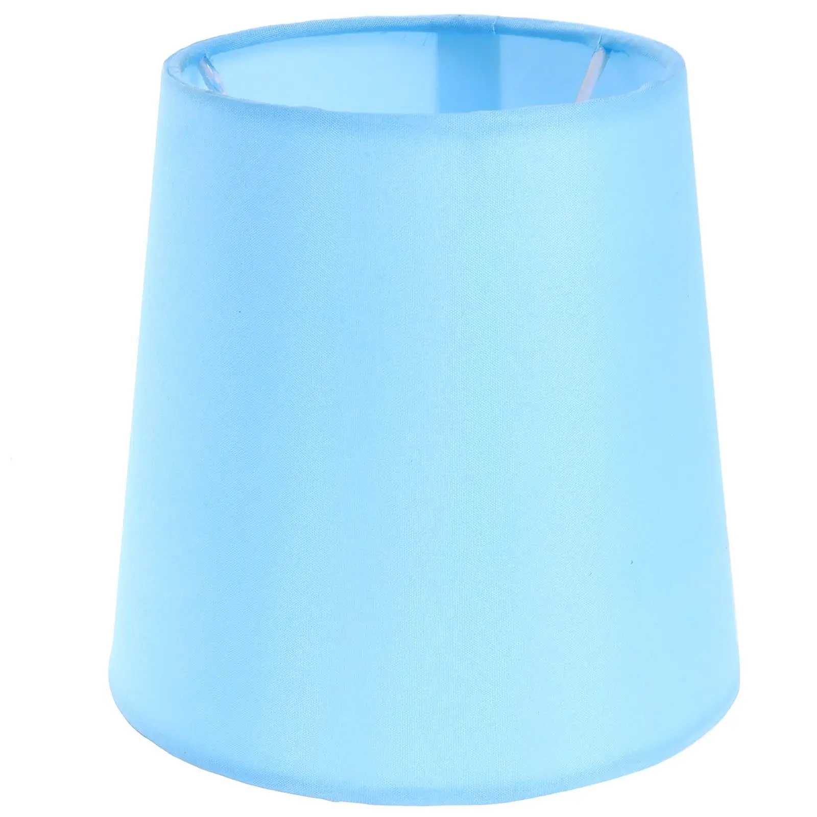 

Cloth Lampshade Light Blue Decorative Cover for Hanging Floor Bedside Lamps Simple Lamp Cover Household Lighting