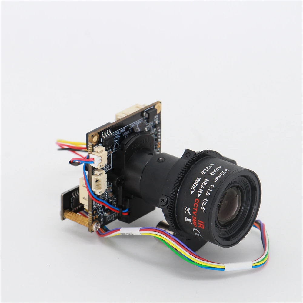 

Quality Camera CCTV Camera Module Solution Manufacturer Sensor 2.0mp 30fps1/2.8" IMX307+GK7205V300 With 6-22mm Lens