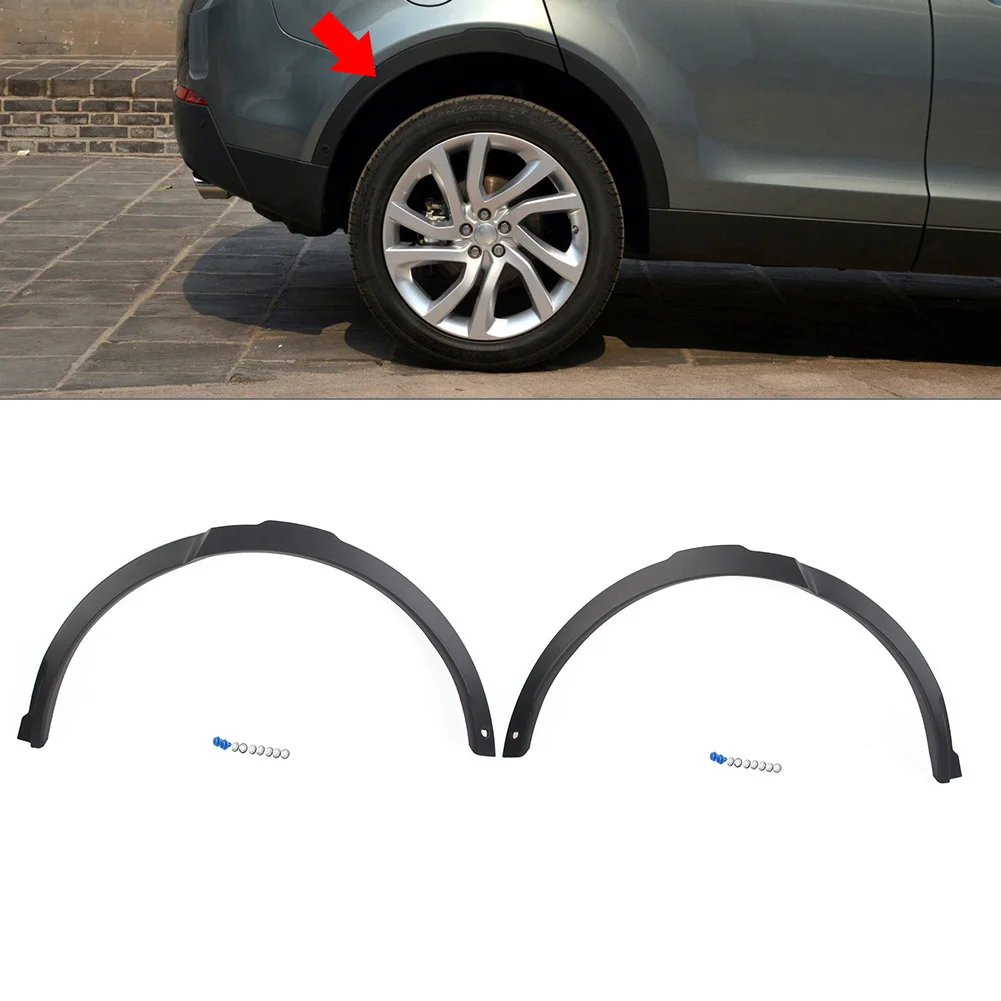 

2Pcs Car Rear Wheel Arch Molding With Hole Left+Right For Land Rover Discovery Sport 2015 2016 2017 2018 2019 LR076035/LR076033