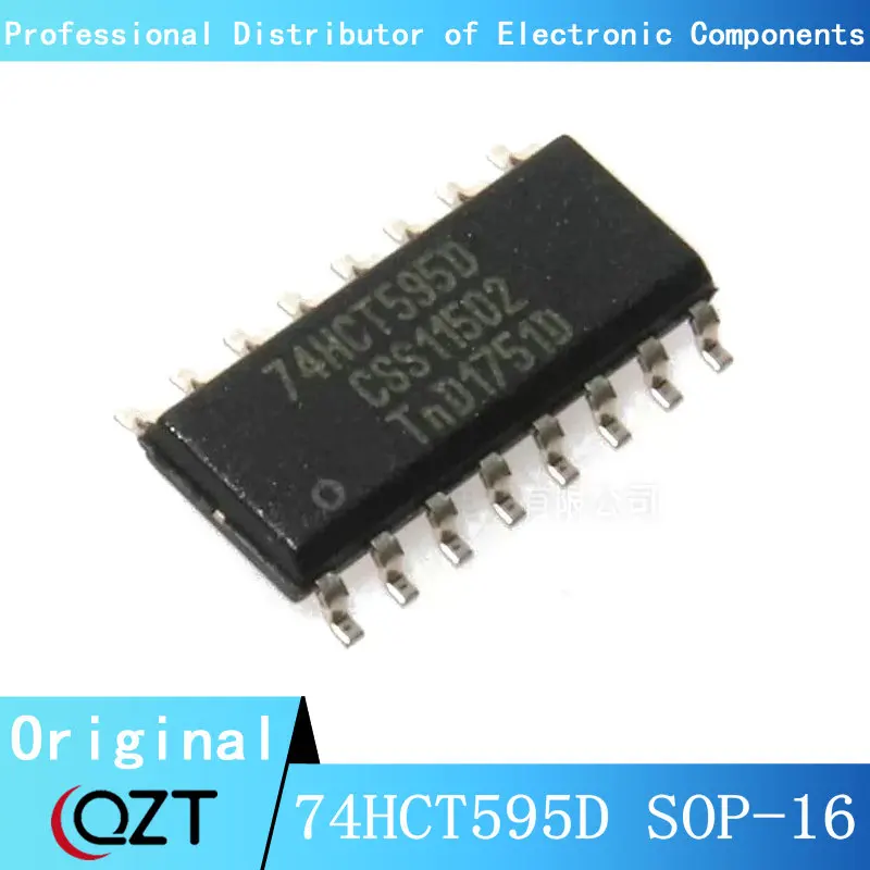 

10pcs/lot 74HCT595D SOP 74HCT595 SOP SN74HCT595DR SOP-16 chip New spot