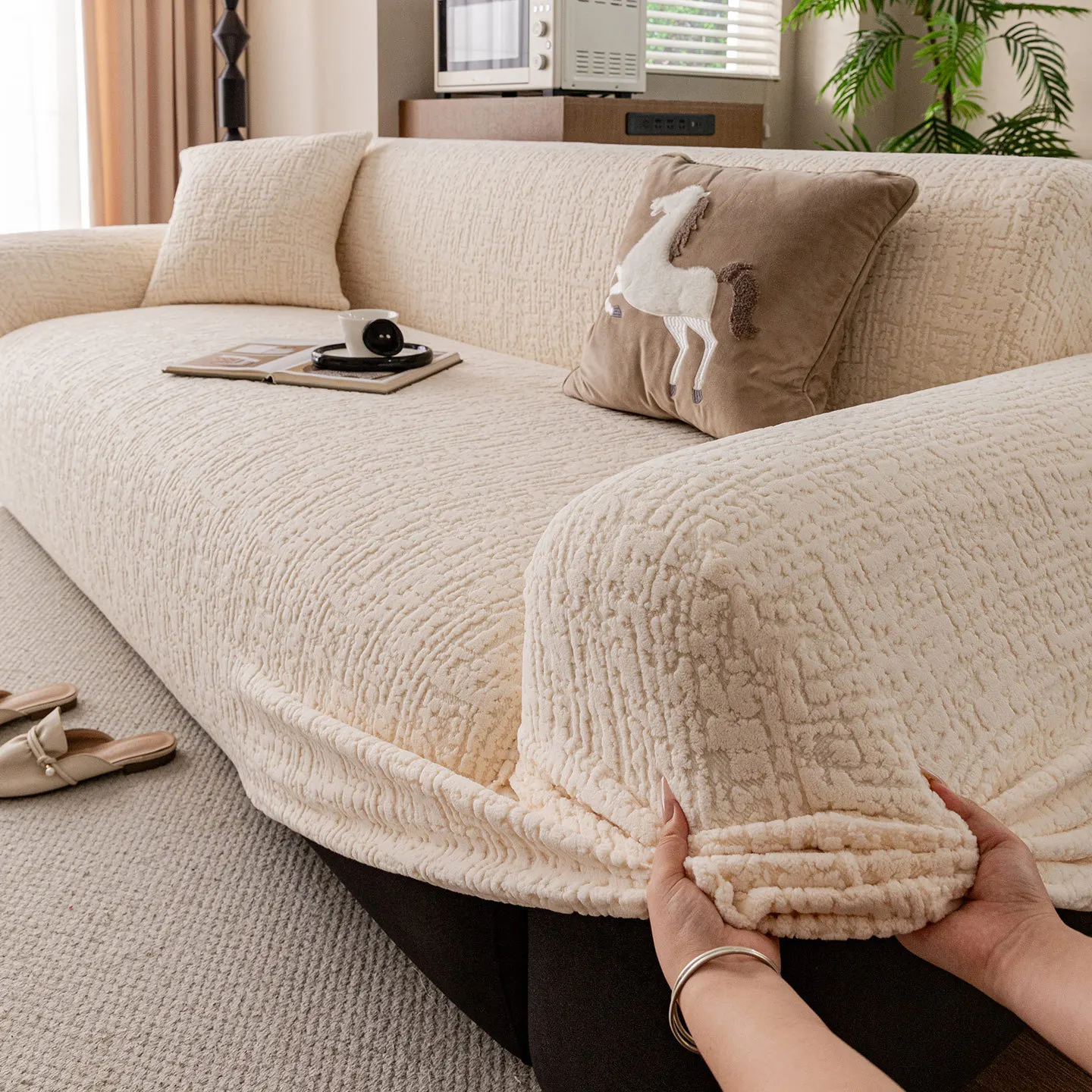 1pc Elastic Sofa Covers for Living Room Funda Sofa Couch Cover Chair Protector 1/2/3/4-seater Geometric Sofa Slipcovers