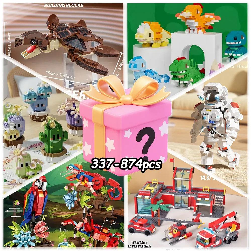 

Random building block blind boxes, disassemble and assemble small surprises, meeting the need for fun