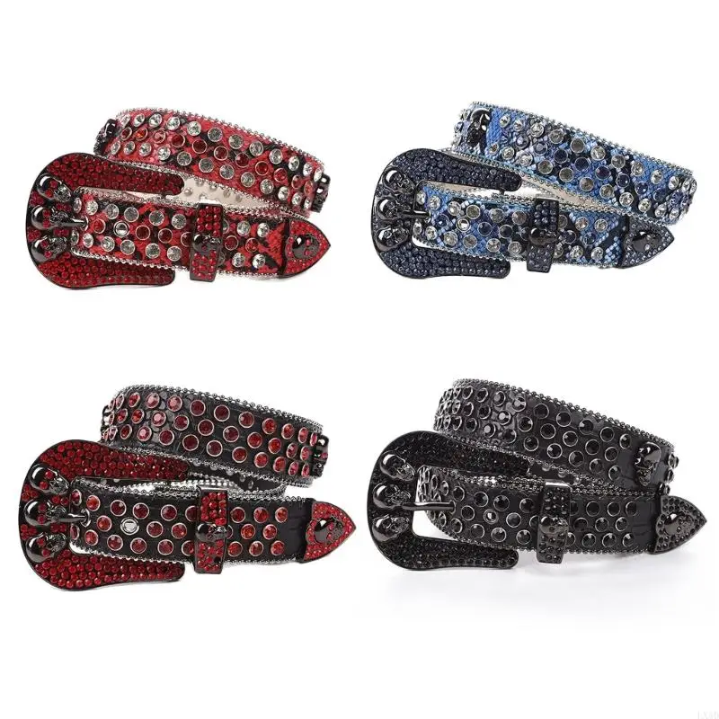 

LXAD BLING RINESTONE BENTED WESTER CWOGRIR