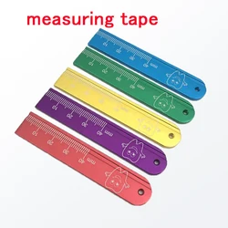 1Pcs Dental Stainless Steel measuring tape Dental Endo Rulers with Span Measure Scale Root Canal Length Dental measuring tape