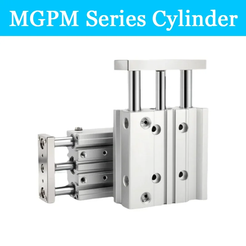 

MGPM SMC Type Pneumatic Compact Guide Cylinder MGPM12 MGPM16 MGPM20 MGPM25 MGPM32 MGPM40 MGPM50 MGPM63 MGPM80 Stroke 10mm-300mm