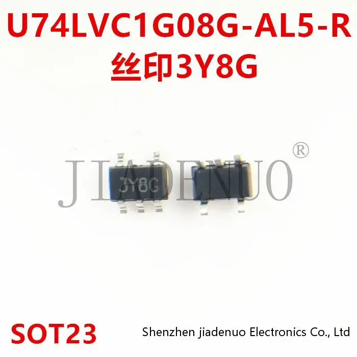 

(5-10pcs)100% New U74LVC1G08G-AL5-R screen printing 3Y8G patch SOT23 chipset