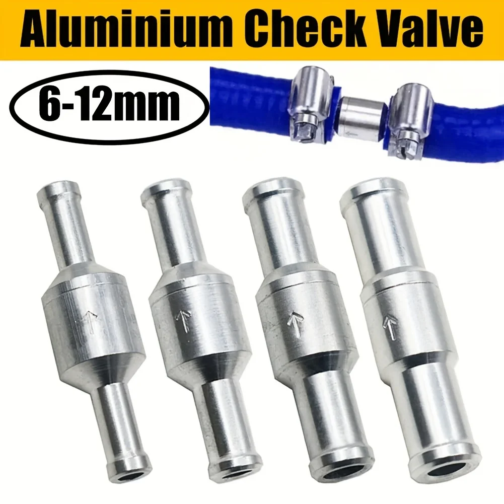 4Pcs Fuel One Way Check Valves 6/8/10/12mm Durable Gas Diesel Fit Car Marine Engine Fuel Line Parts
