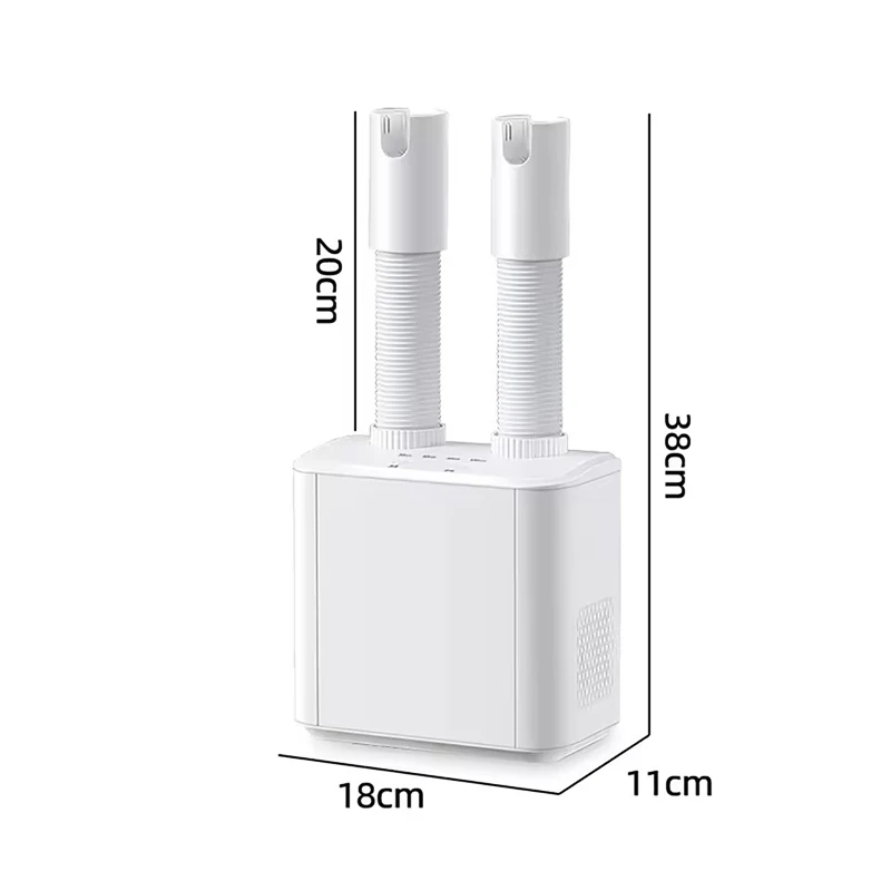 เครื่องอบรองเท้า 150W พร้อมตั้งเวลา อิเล็กทรอนิกส์ สำหรับใช้ในบ้าน อบรองเท้าบูท แบบพับเก็บได้ อบแห้งเร็ว ฆ่าเชื้อ กำจัดกลิ่น รองเท้าและเสื้อผ้า