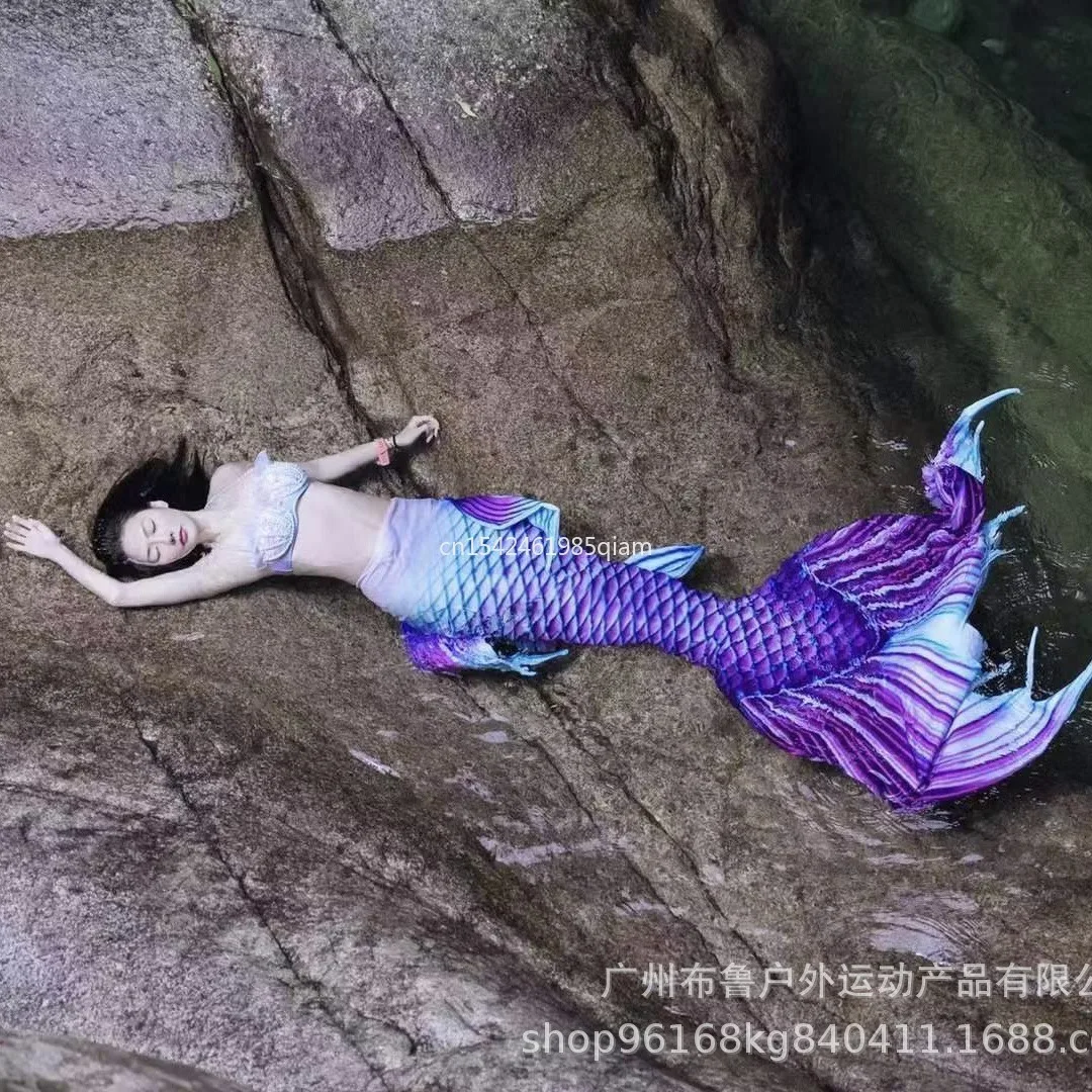 

Arrival Big Mermaid Tail!Adult Women Aquarium Diving Show Beach Costume For Photo Shooting Girls Sexy Mermaid Dress